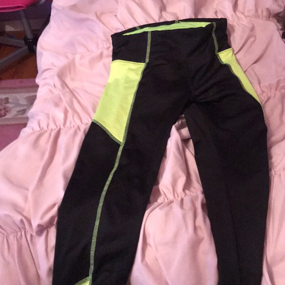 a mesh leggings